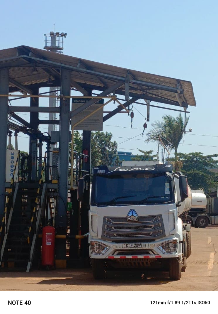 Container terminal with crane